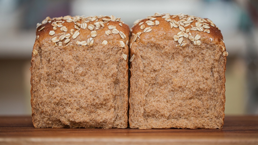 Organic Ｗhole Wheat Oatmeal Shokupan